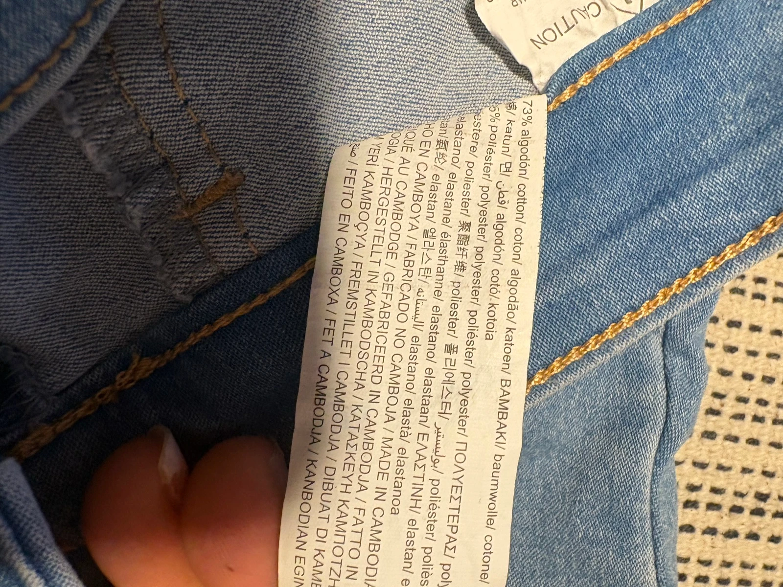 Jeans Pull&Bear skinny taille haute bleu taille 42 / Jean slim bleu L – photo 8